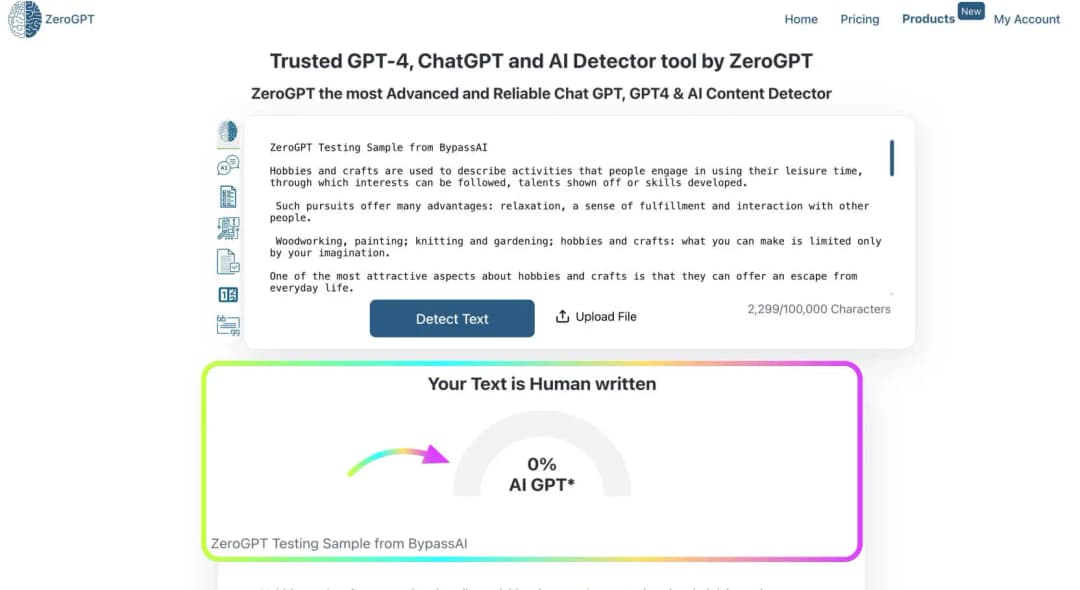 Bypass ZeroGPT Detection